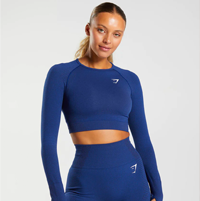 VITAL SEAMLESS 2.0 CROP TOP - STELLAR BLUE