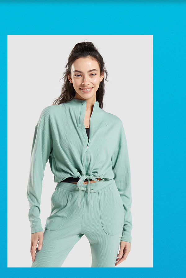 Pause Blue Zip Up Jacket