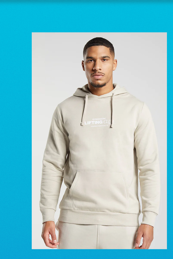 Gymshark Social Club Pebble Grey Hoodie