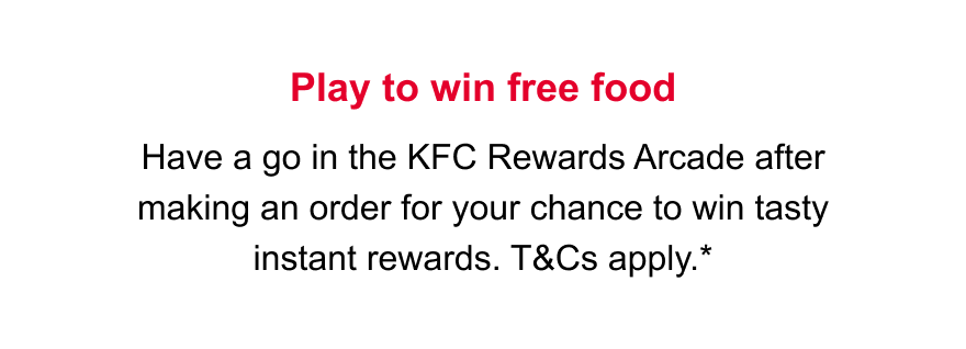 Play to win free food