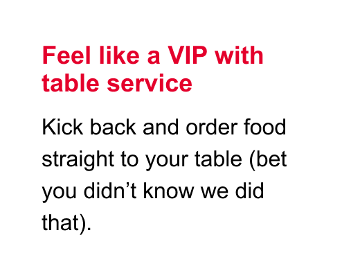 Play to win free food
