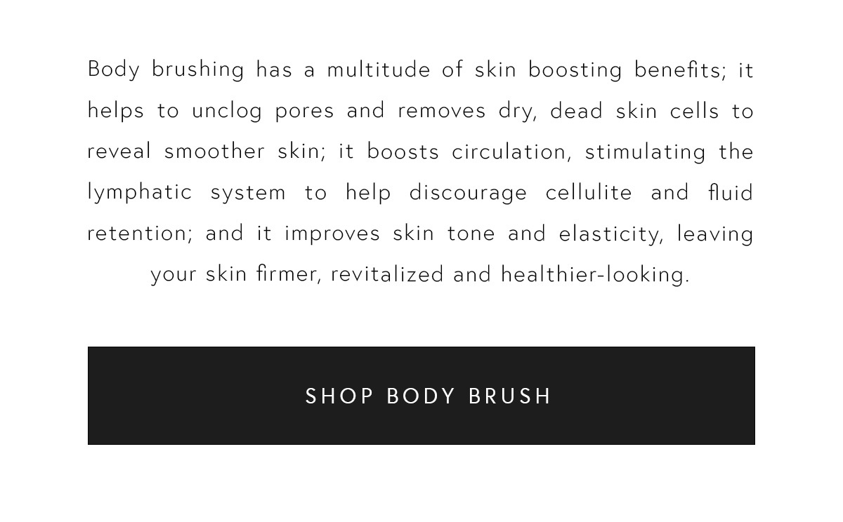 The Benefits of Body Brushing Dr. Barbara Sturm