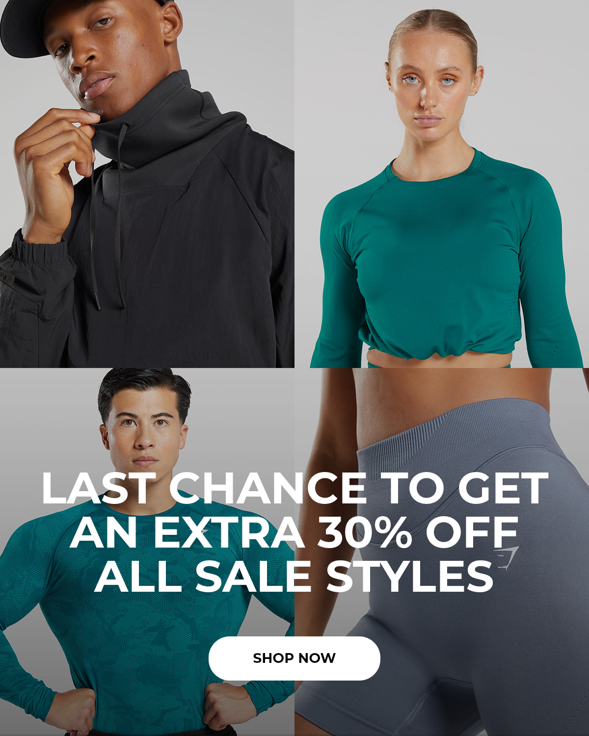 Last chance to get an extra 30% off all sale styles. Shop now.