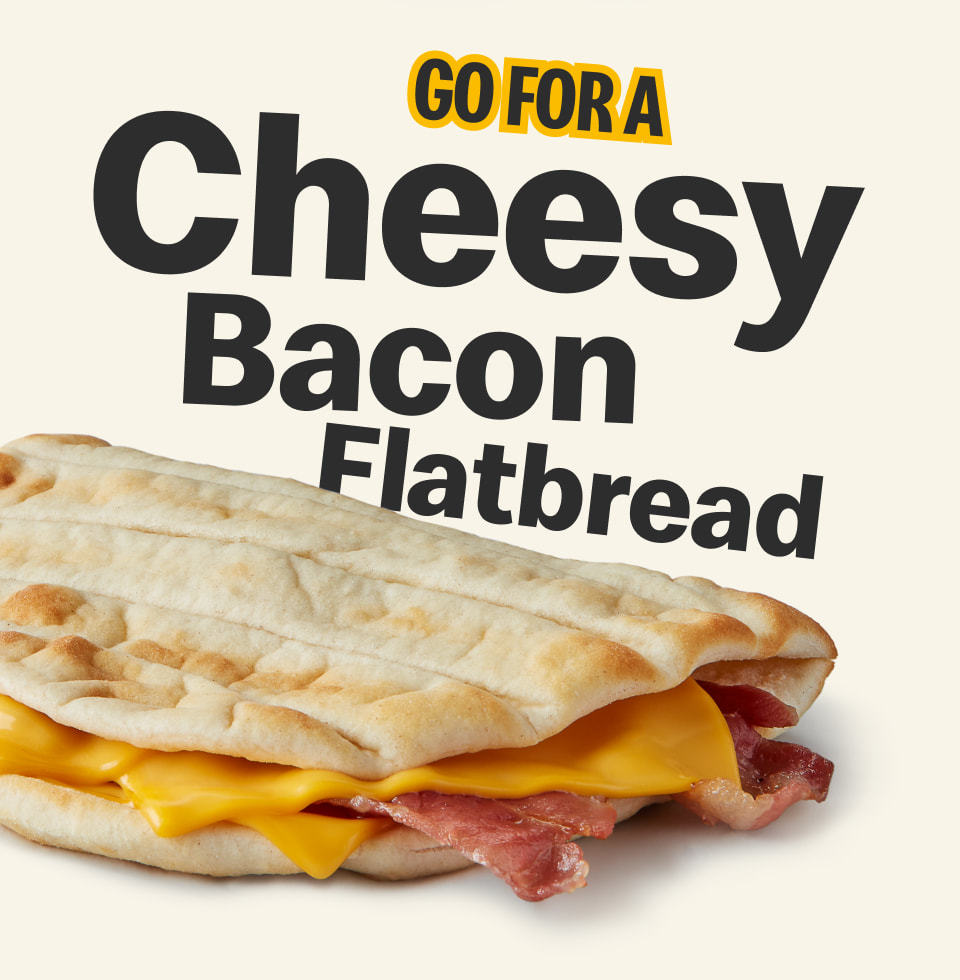 Go for a Cheesy Bacon Flatbread