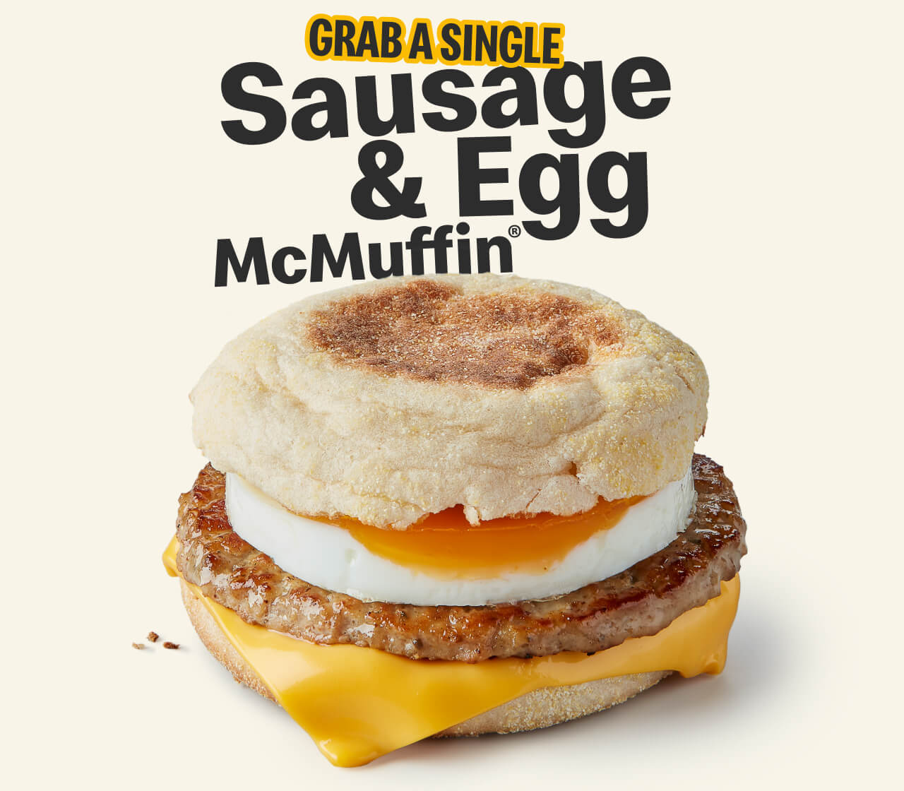 Grab a single Sausage and Egg McMuffin®