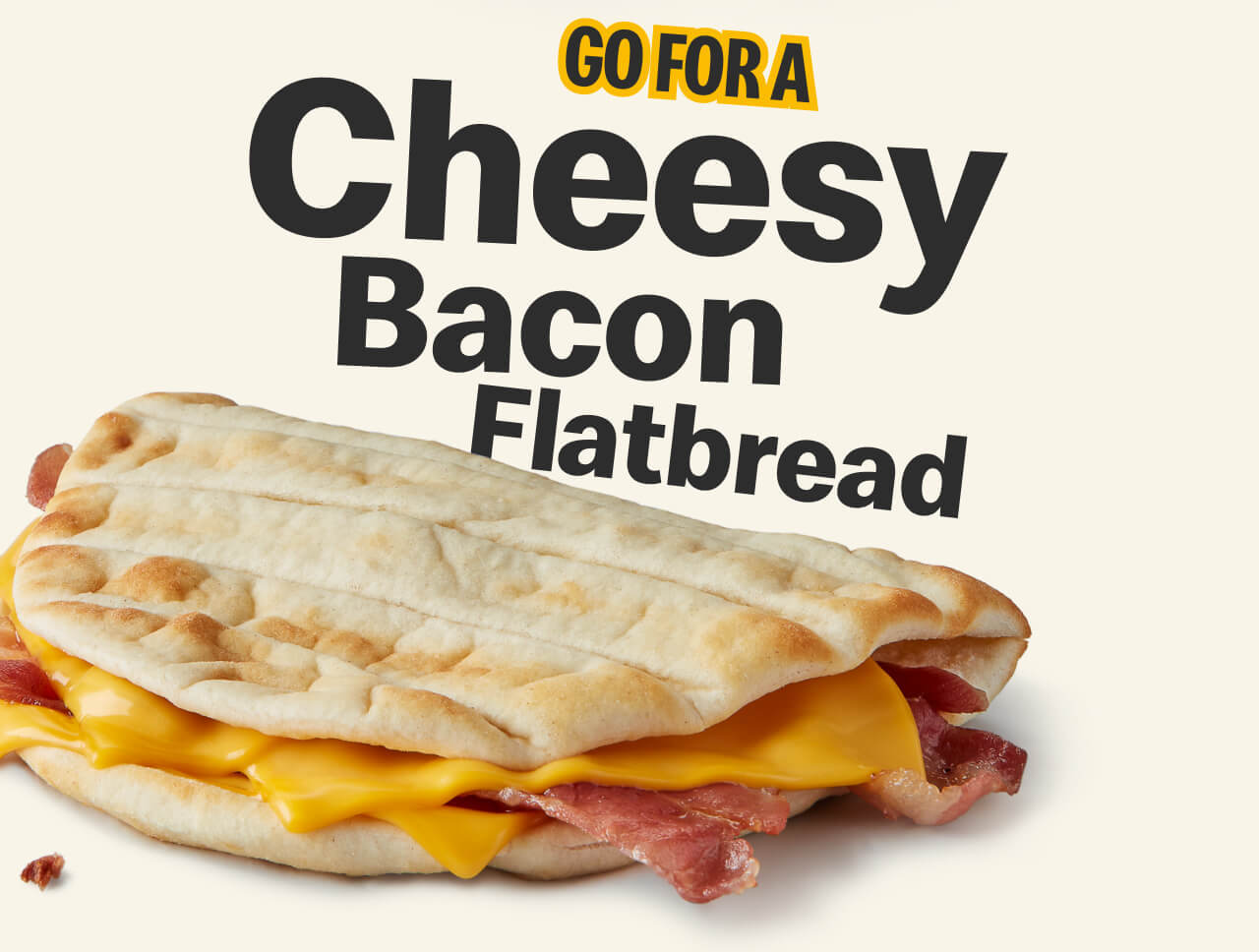 Go for a Cheesy Bacon Flatbread