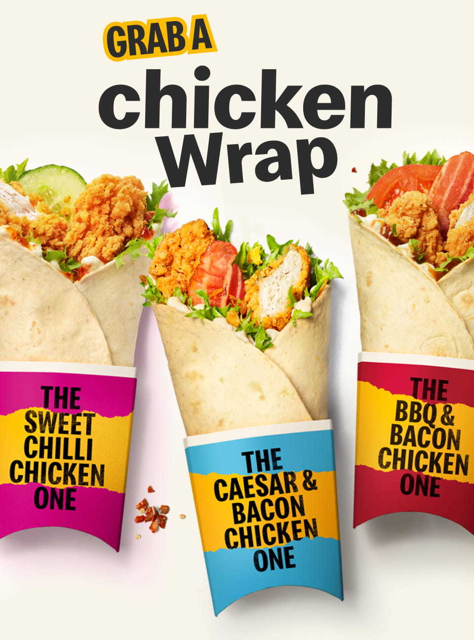 Grab a chicken wrap