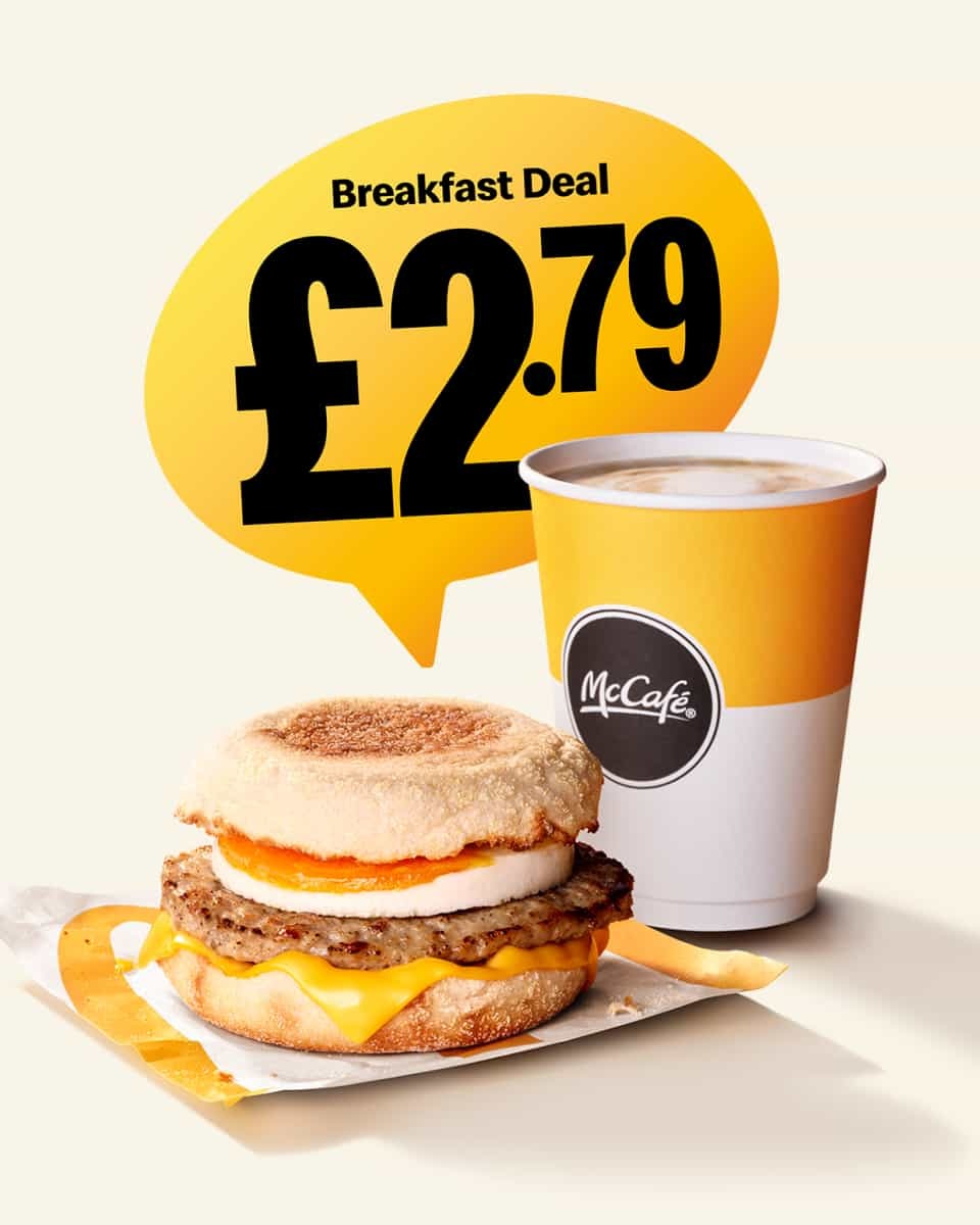 Breakfast deal £2.79