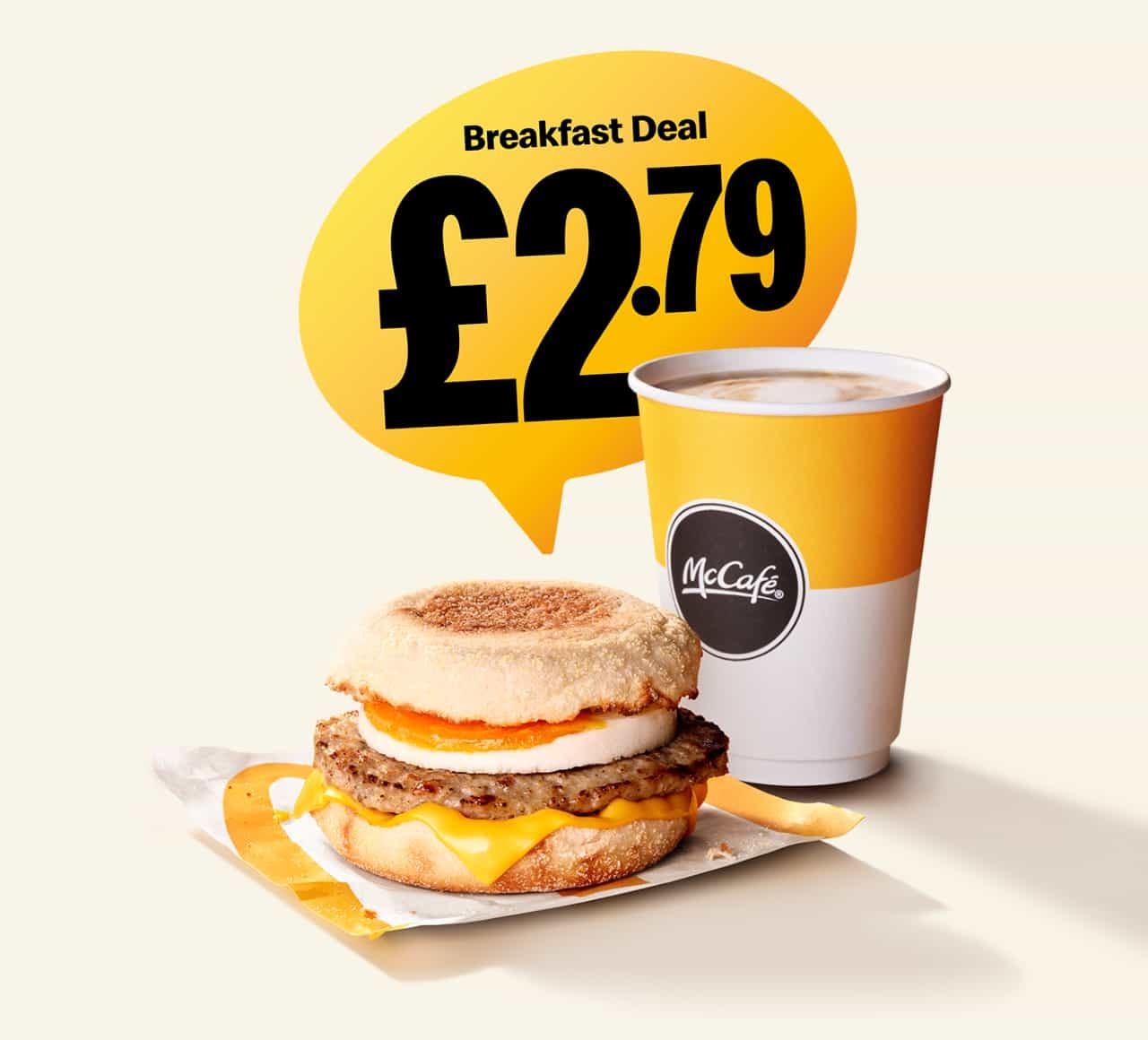 Breakfast deal £2.79