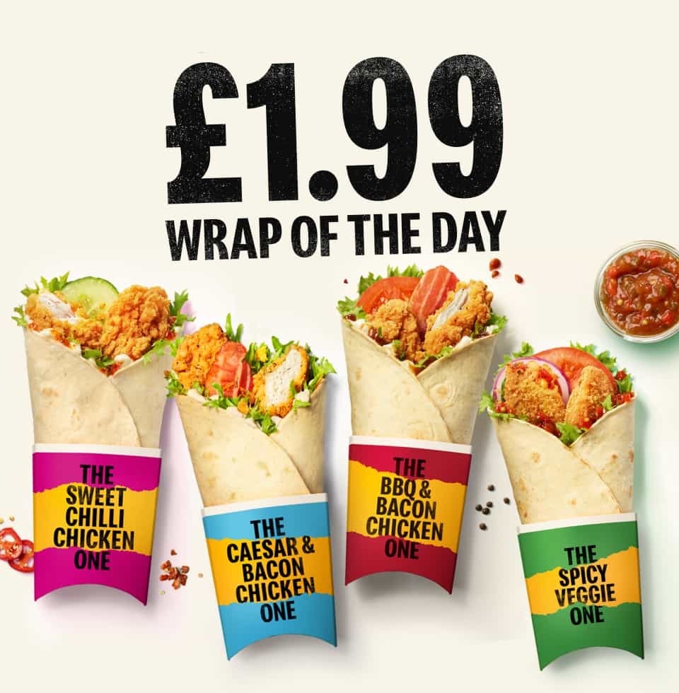 £1.99 Wrap of the day