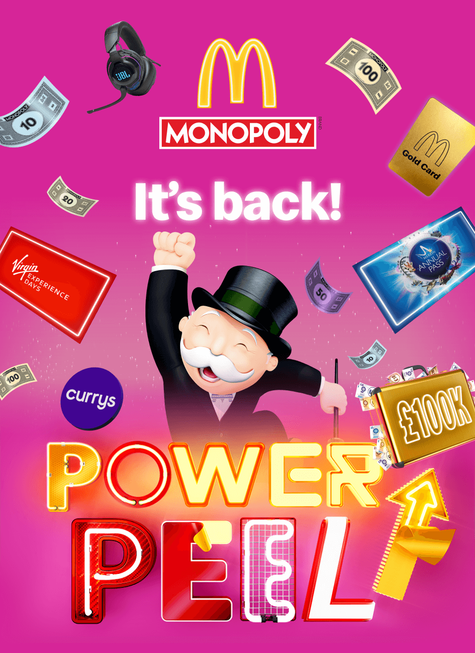 McDonald's MONOPOLY | It's back! POWER PEEL
