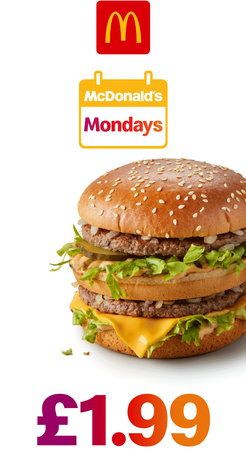 McDonald's Monday's £1.99