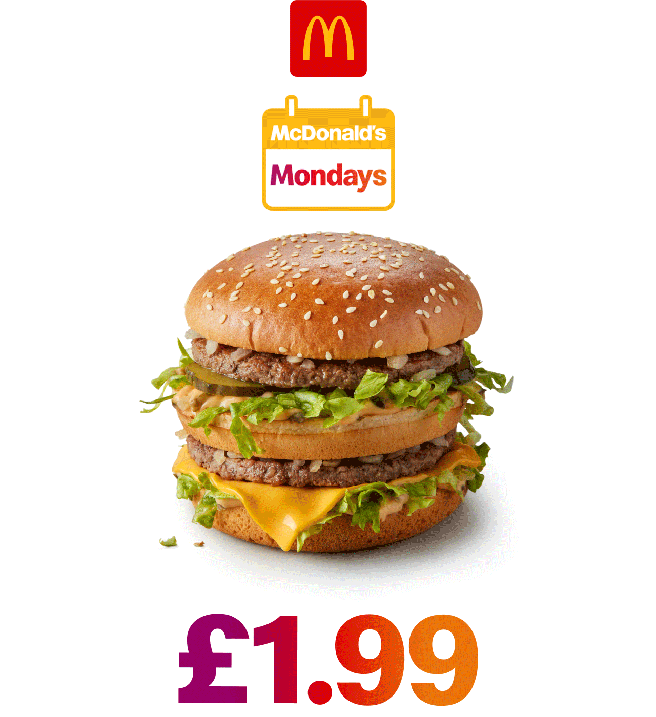 McDonald's Monday's £1.99