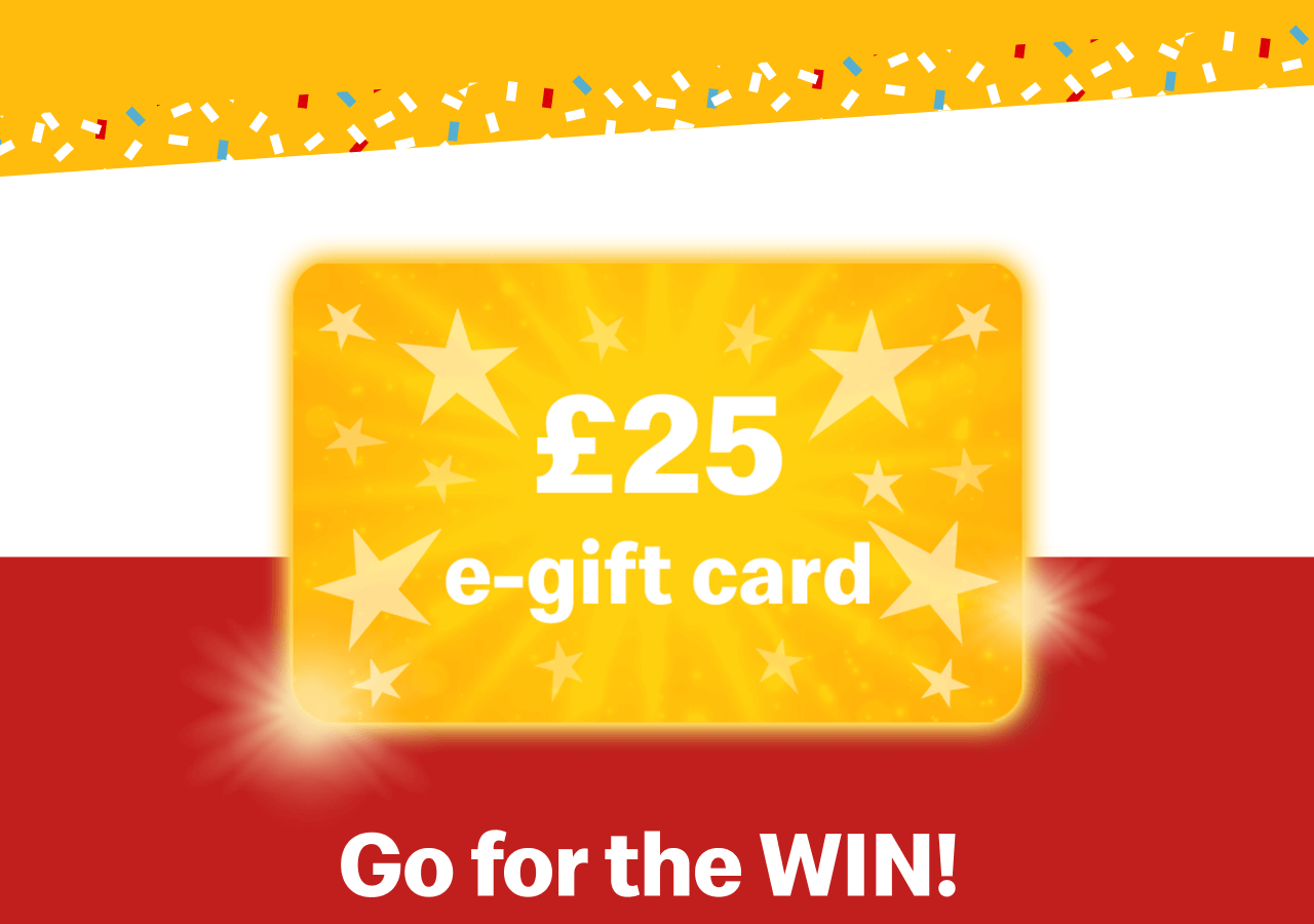Go for the win! £25 e-gift card