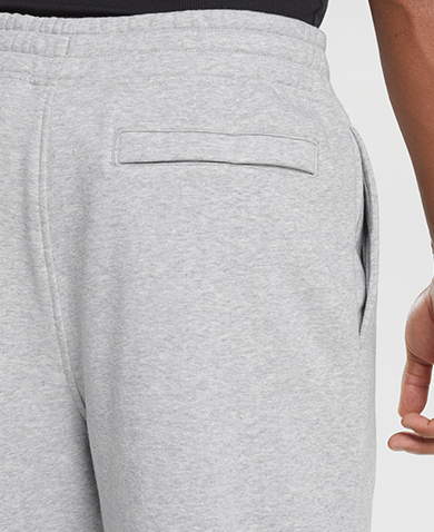 Crest Straight Leg Joggers - Light Grey Marl