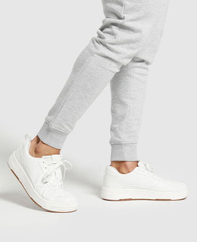 Crest Joggers - Light Grey Marl