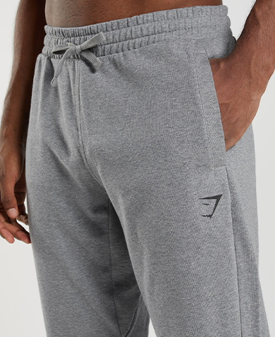 Essential Oversized Joggers - Charcoal Grey Marl