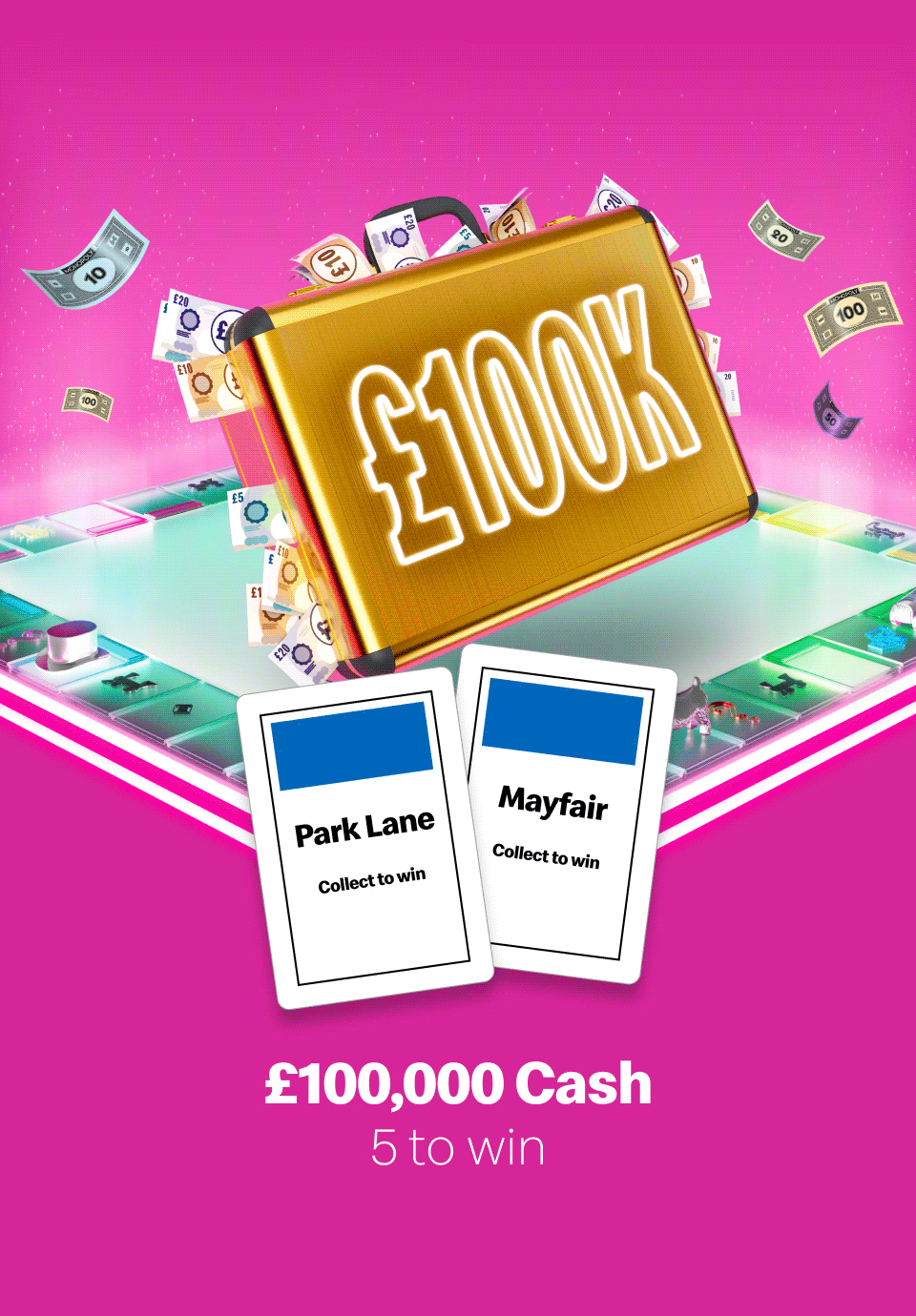 £100,000 Cash | £2k Jet2holiday | MINI Electric Car | Hisense TV + Soundbar from Currys