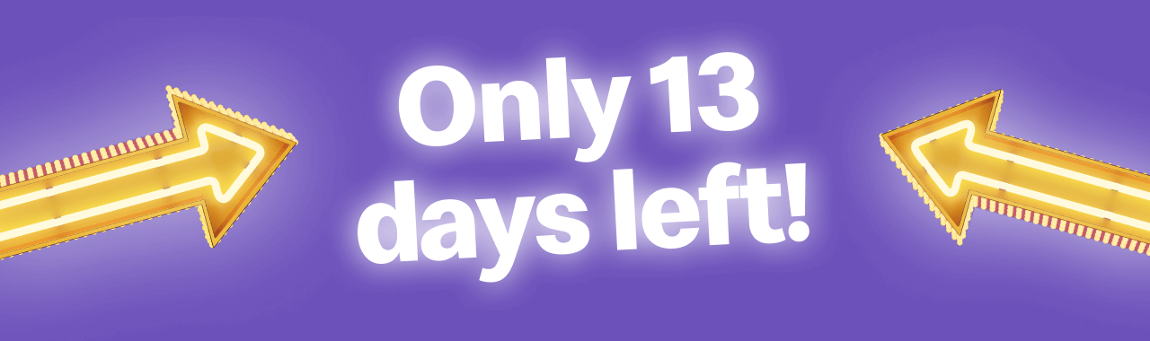 Only 13 days left! - £100 Virgin Experience Day 6,050 to win - £100,000 Cash 5 to win - £2k Jet2holiday 80 to win