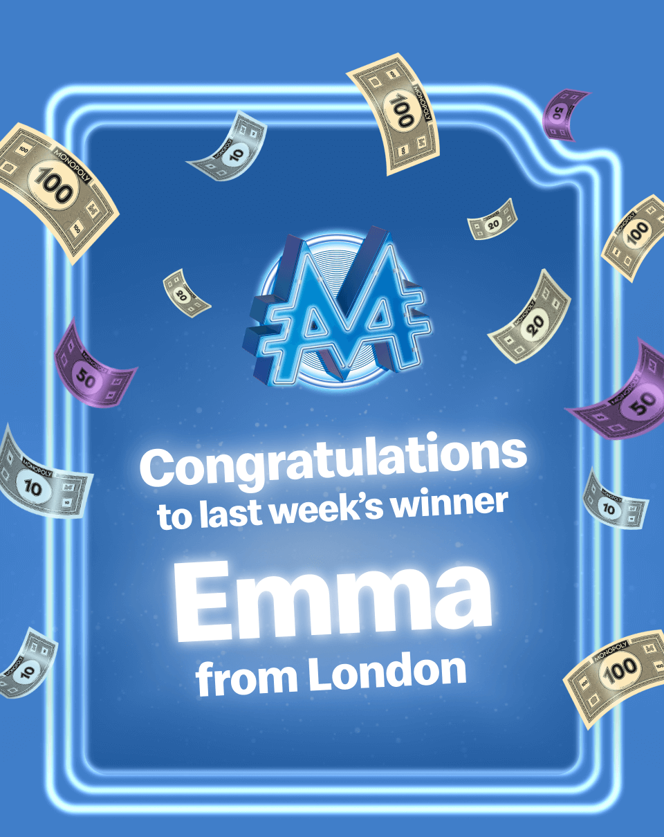 Congratulations to last week's winner