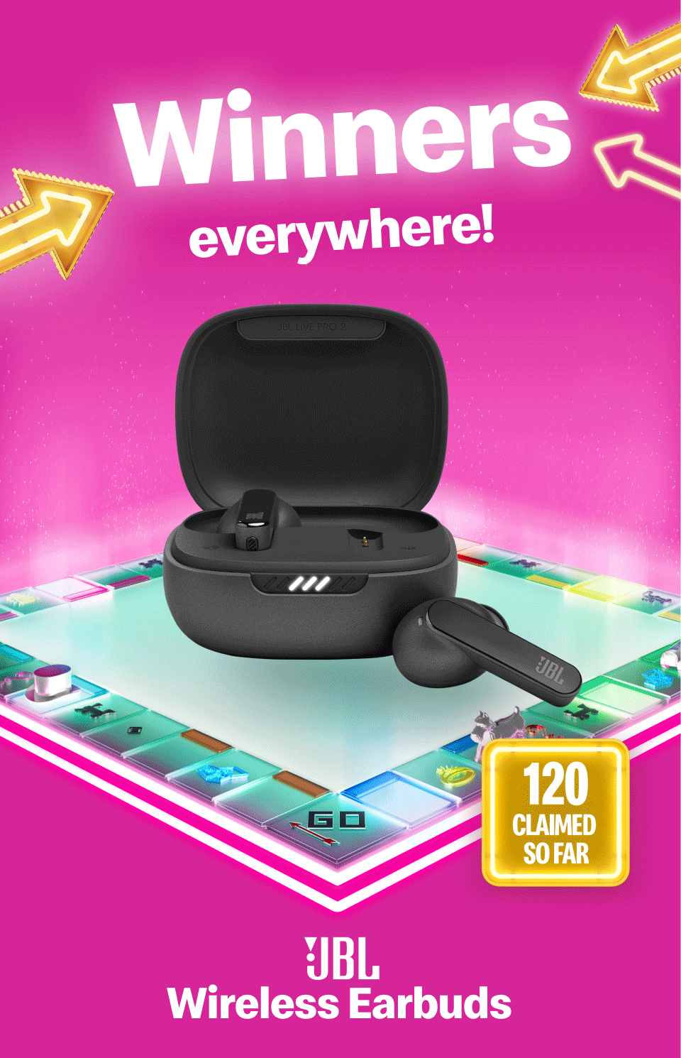 Winers everywhere! - Hisense TV + Soundbar from Currys 600 to win | McDonald's Merch Thousands to win | JBL Wireless Earbuds 1,000 to win