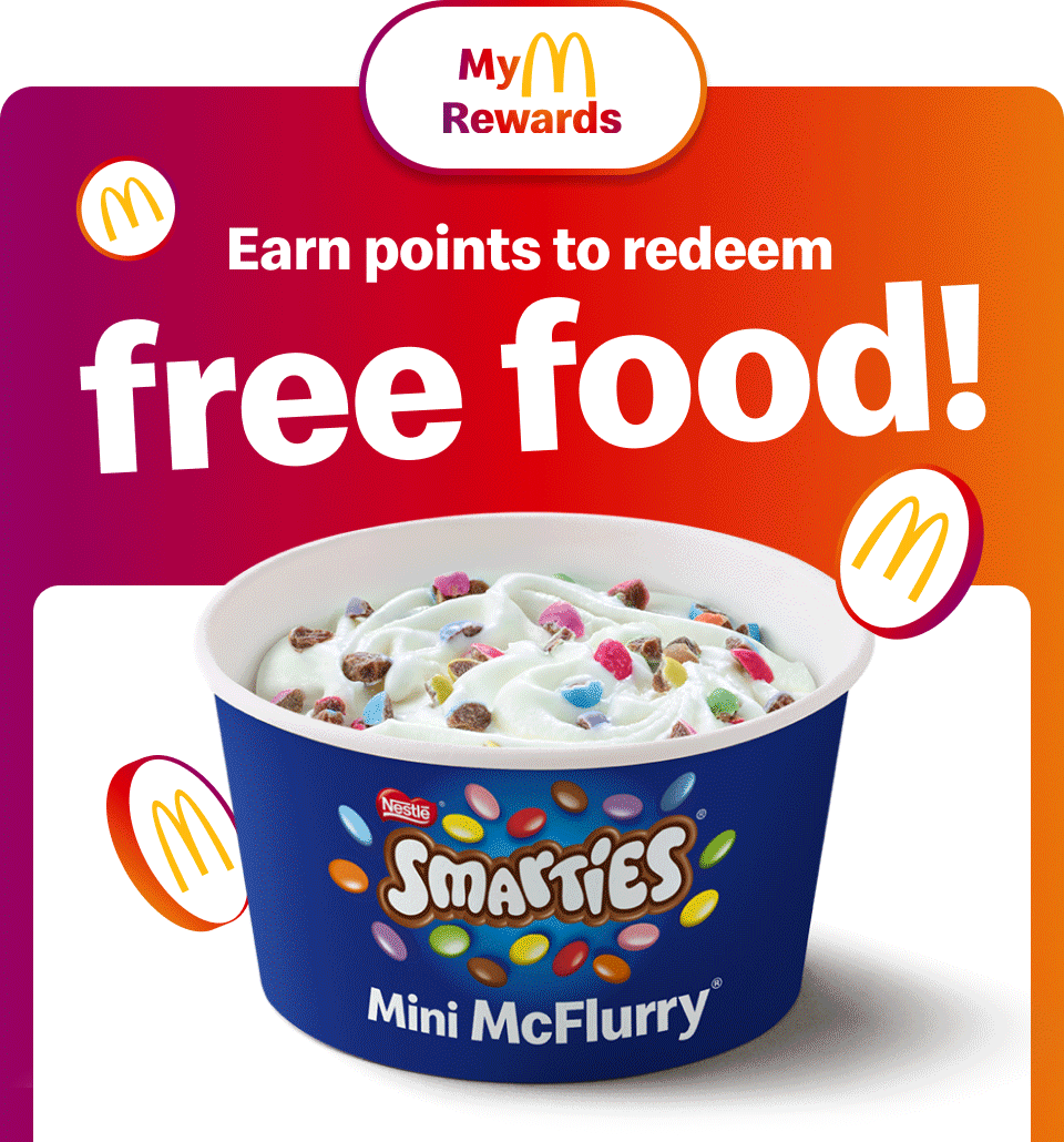 MyMcDonald's Rewards | Earn points to redeem free food!