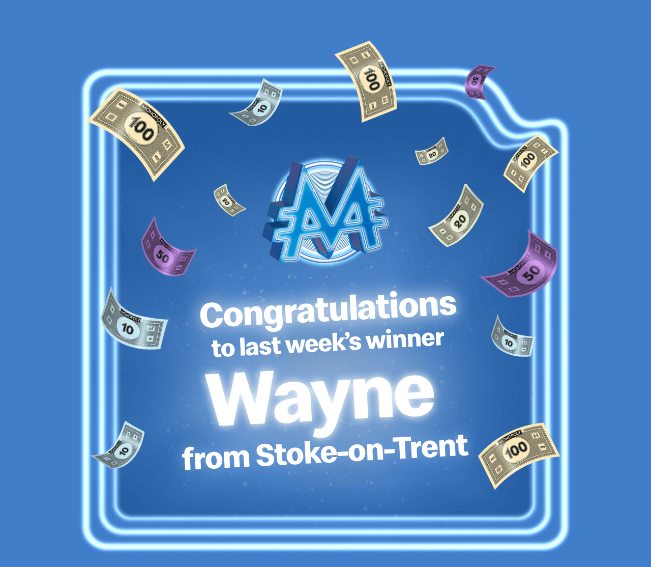 Congratulations to last week's winner
