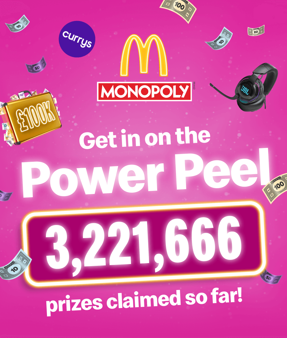 McDonald's Monopoly - Get in on the Power Peel