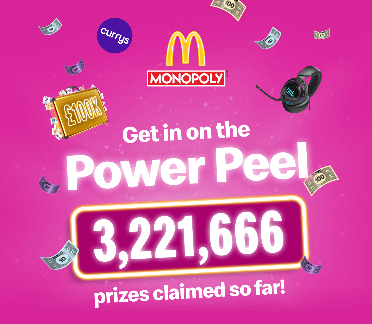 McDonald's Monopoly - Get in on the Power Peel