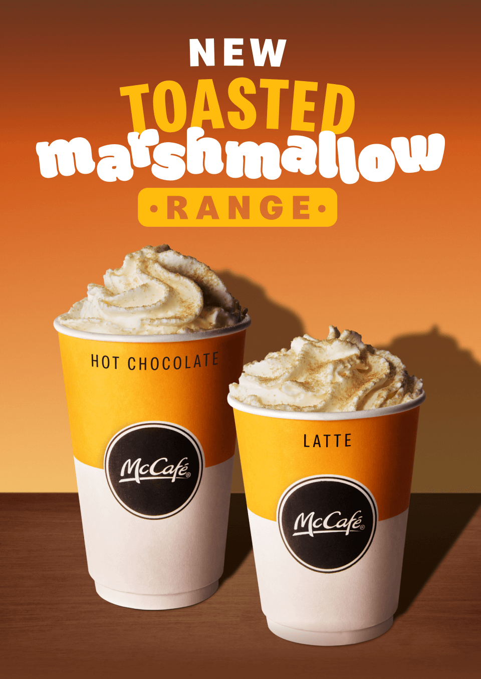 New Toasted Marshmallow Range - Hot Chocolate - Latte