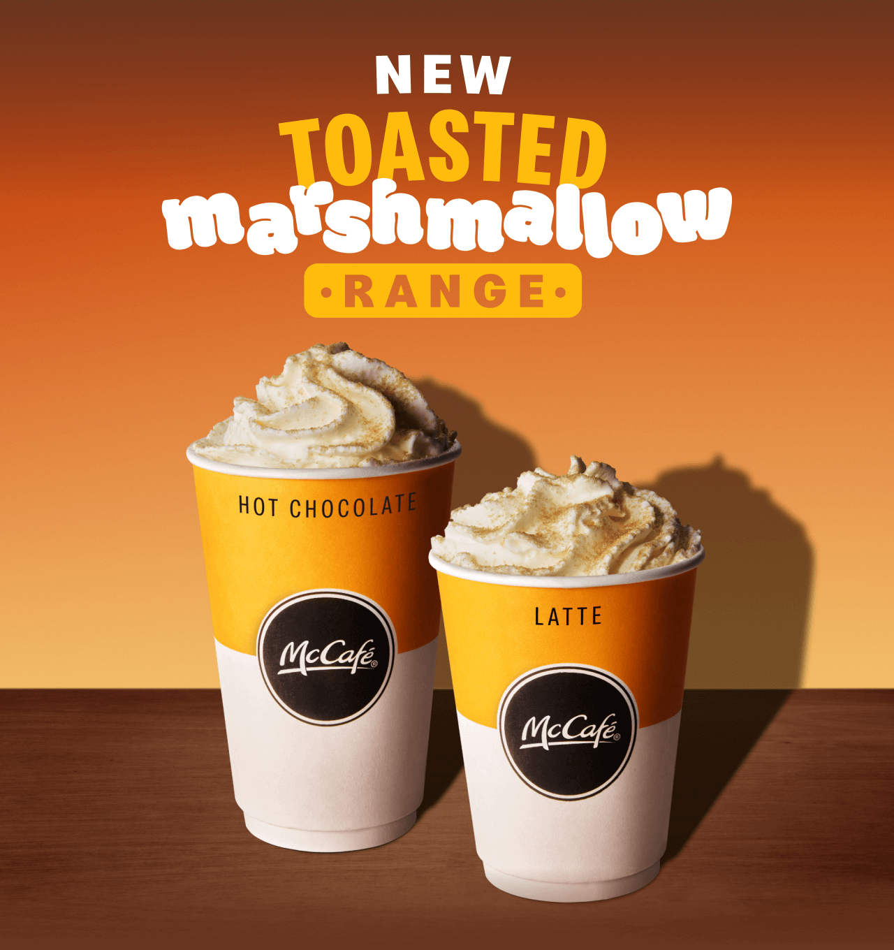 New Toasted Marshmallow Range - Hot Chocolate - Latte
