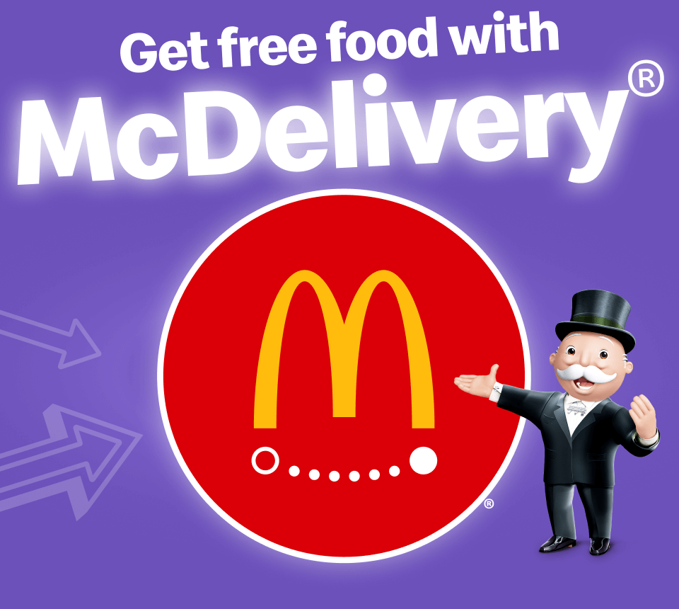 Get free food with McDelivery®
