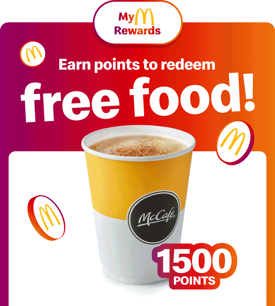 MyMcDonald's Rewards | Earn points to redeem free food!