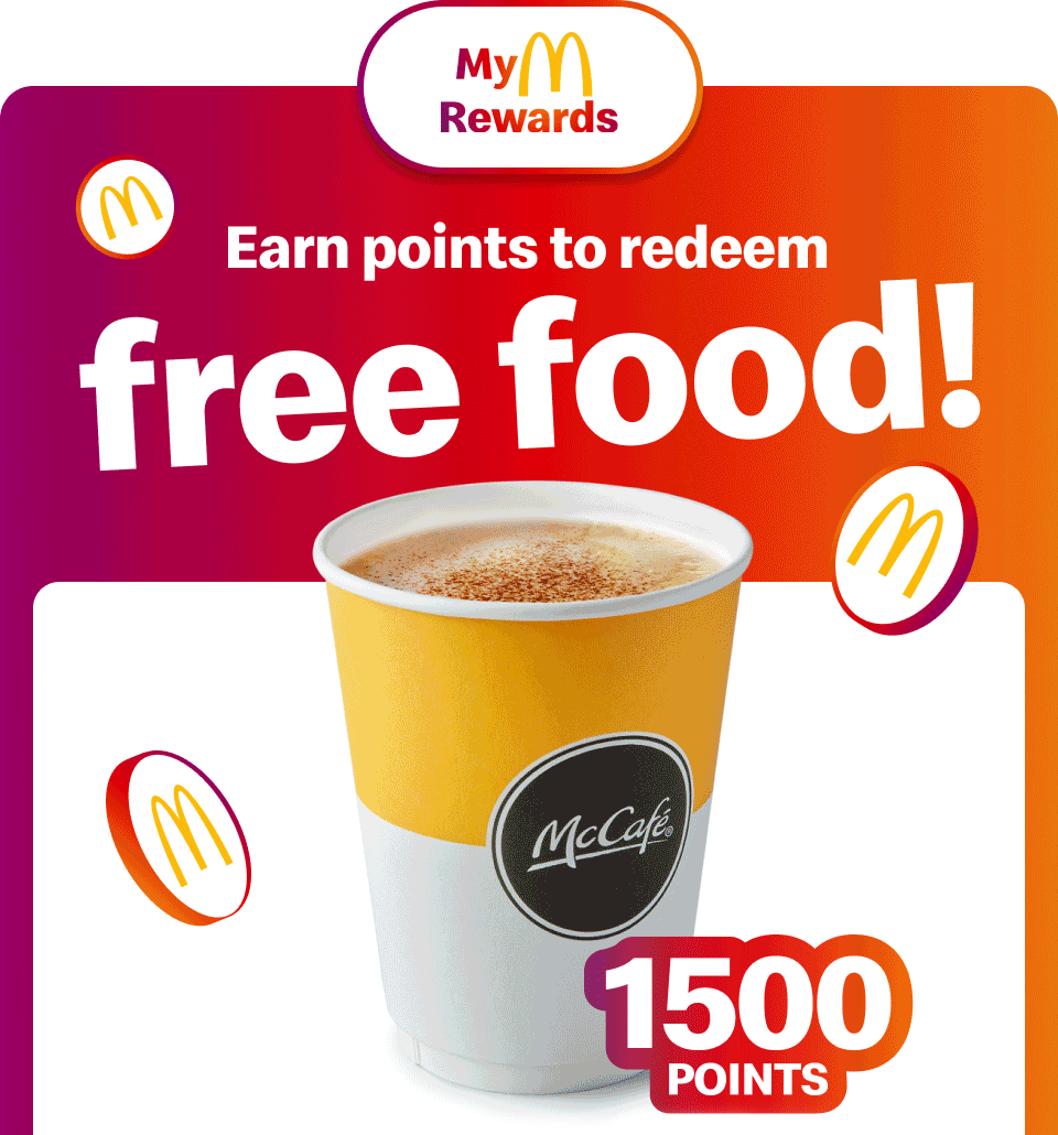 MyMcdonald's Rewards | Earn points to redeem free food!