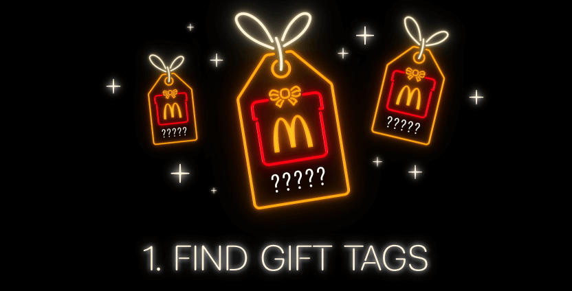1. Find gift tags