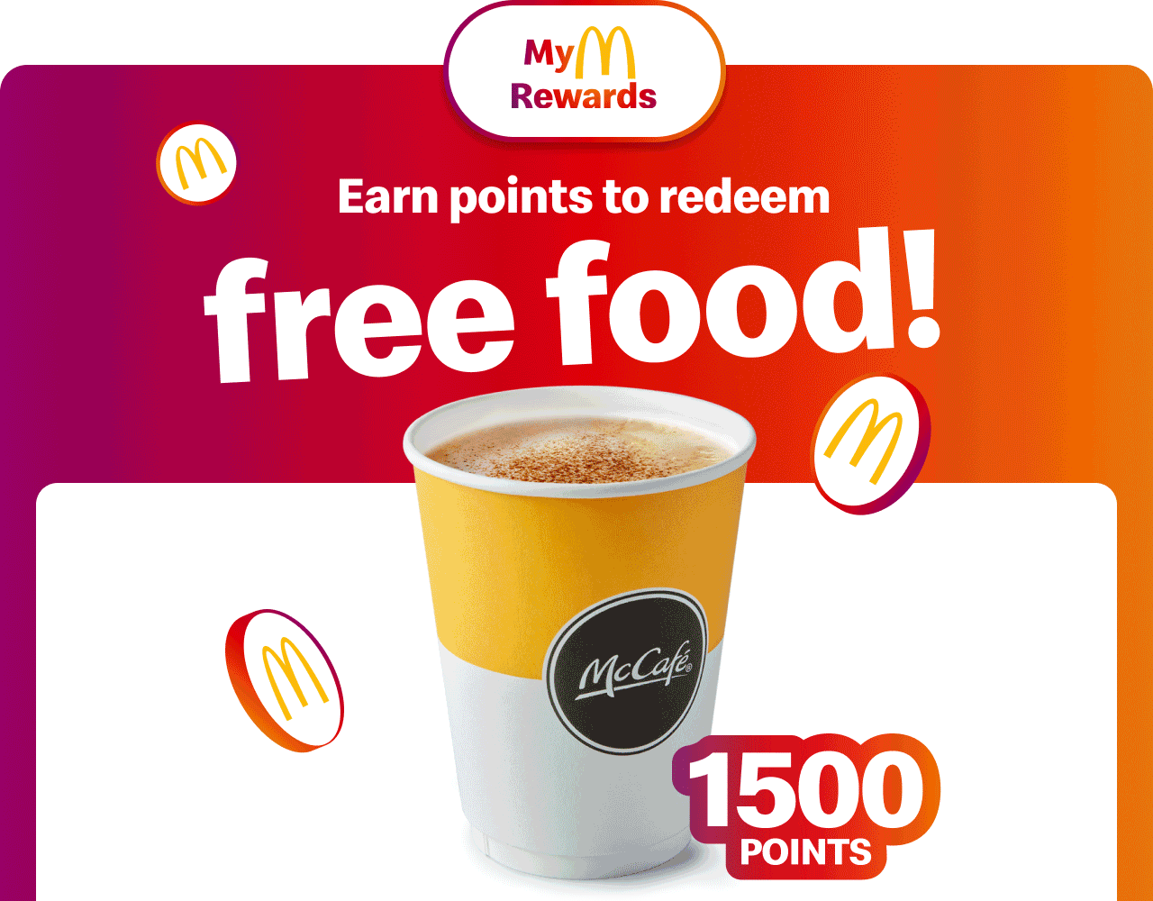 MyMcDonald's Rewards | Earn points to redeem free food!