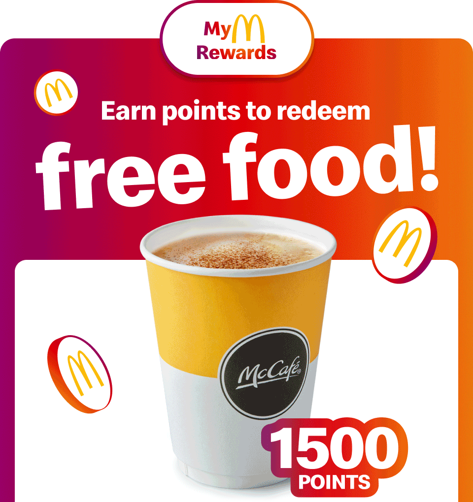MyMcDonald's Rewards | Earn points to redeem free food!