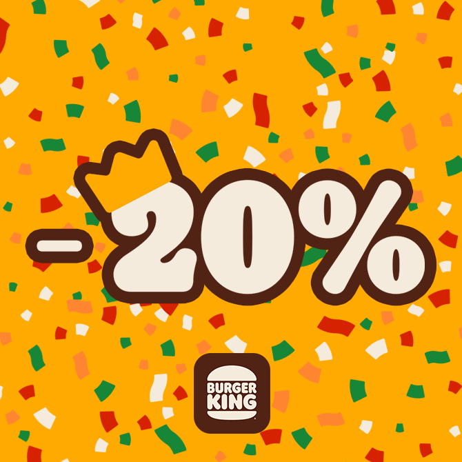 20% off entire menu