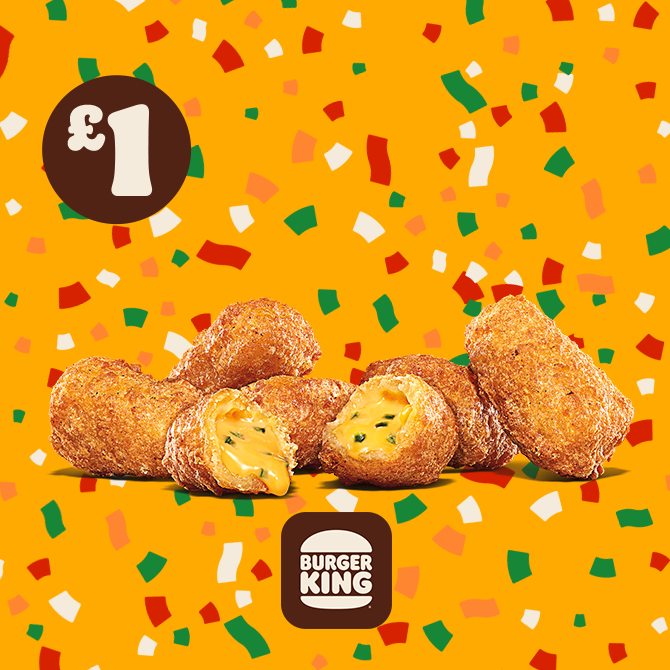 £1 Chilli Cheese Bites 6pc