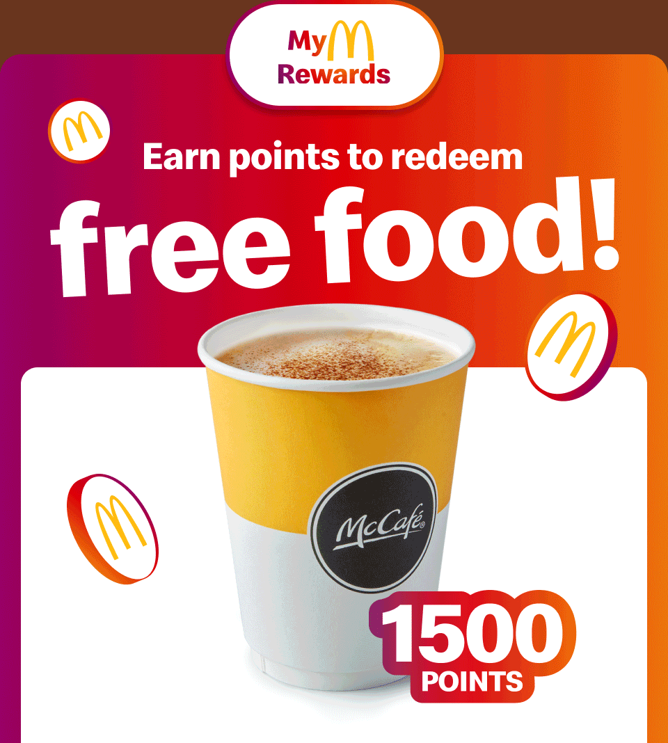MyMcDonald's Rewards | Earn points to redeem free food!