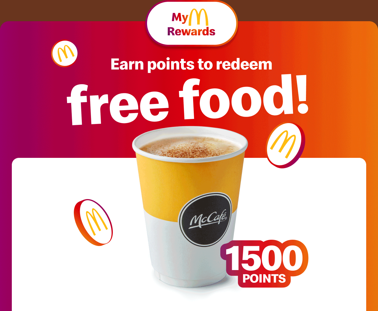 MyMcDonald's Rewards | Earn points to redeem free food!