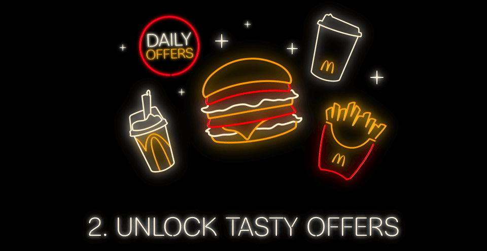 2. Unlock tasty offers