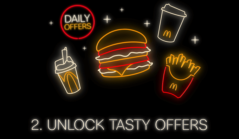 2. Unlock tasty offers
