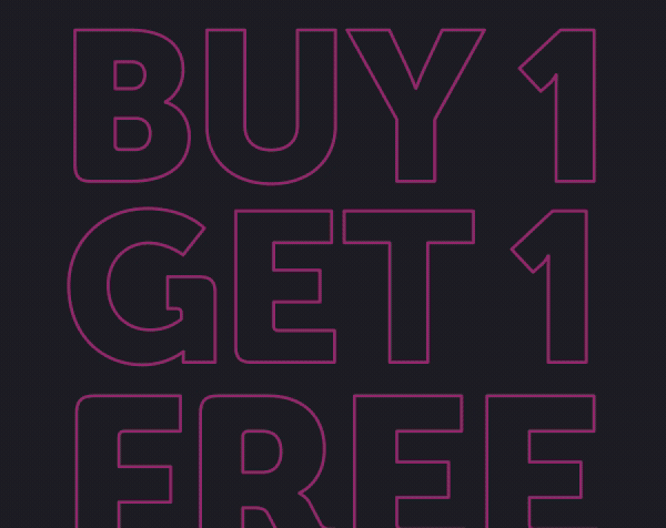 Buy 1 Get 1 Free