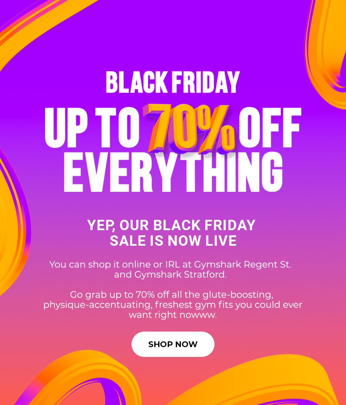 UP TO 70% OFF EVERYTHING. SHOP NOW.