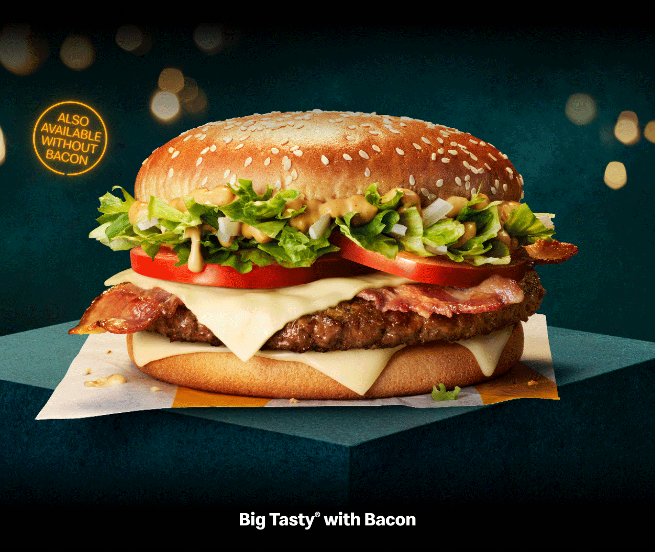 Big Tasty® with Bacon - also available without bacon | New Cheesy McCrispy® | Cheese Melt Dippers
