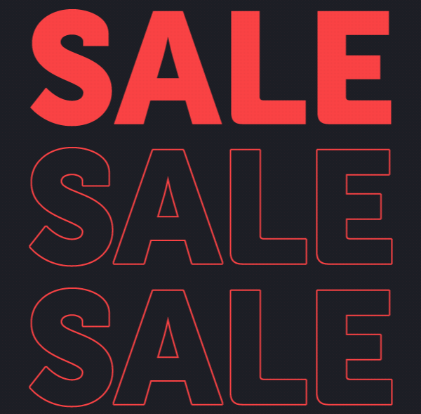 Better than Half Price in our Black Friday Sale