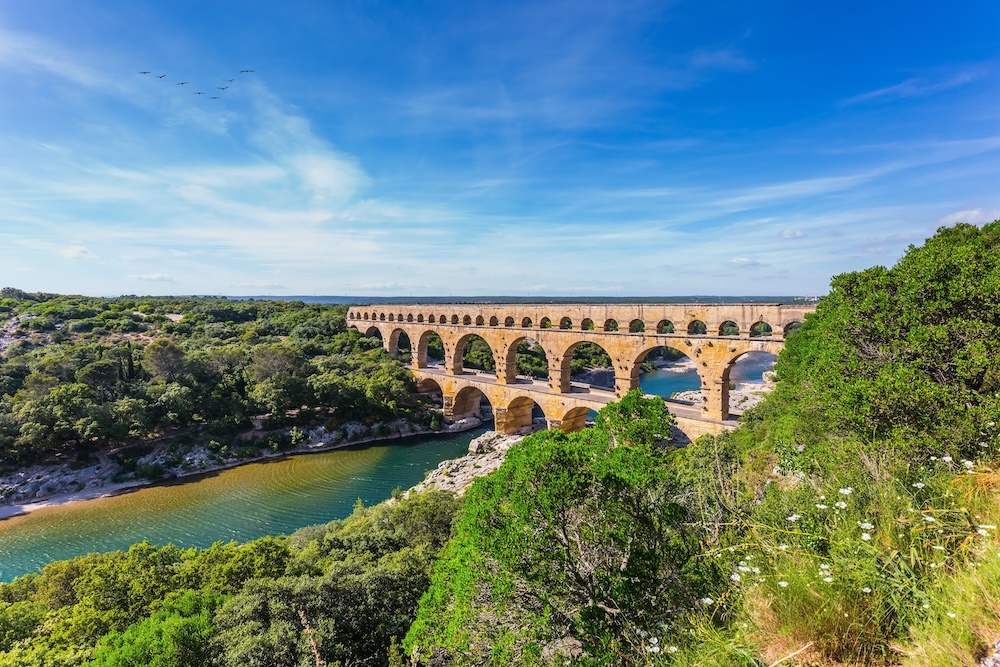 Burgundy, the river Rhône and Provence