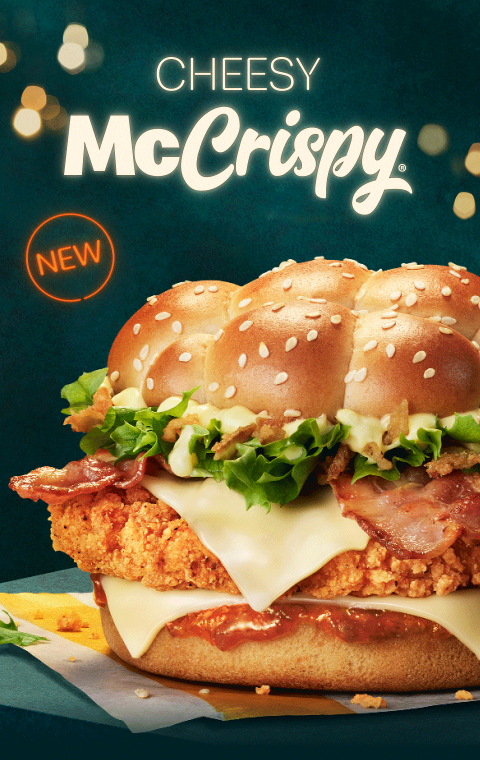New Cheesy McCrispy® | Big Tasty® | Big Tasty® with Bacon