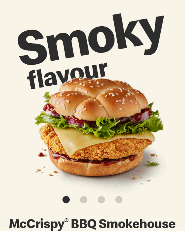 The Katsu Chicken One - MilkyWay® McFlurry® - McCrispy® BBQ Smokehouse - Mozzarella Dippers